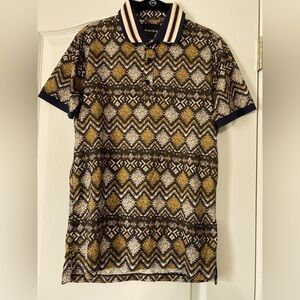 Inimigo Polo Patterned T-Shirt Men’s Size Small